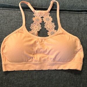 Laura Ashley Coral Lace Bralette